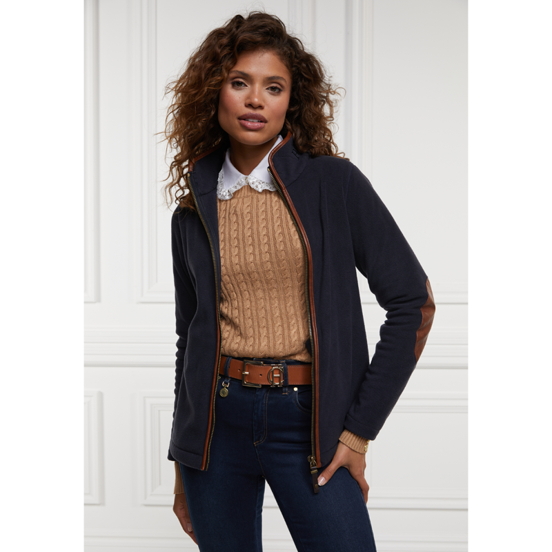 Holland Cooper Country Fleece Jacket - Ink Navy-2